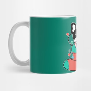 Christmas Frenchie Dog Mug